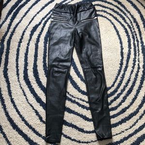 ARITZIA WILFRED pleather pants Sz s